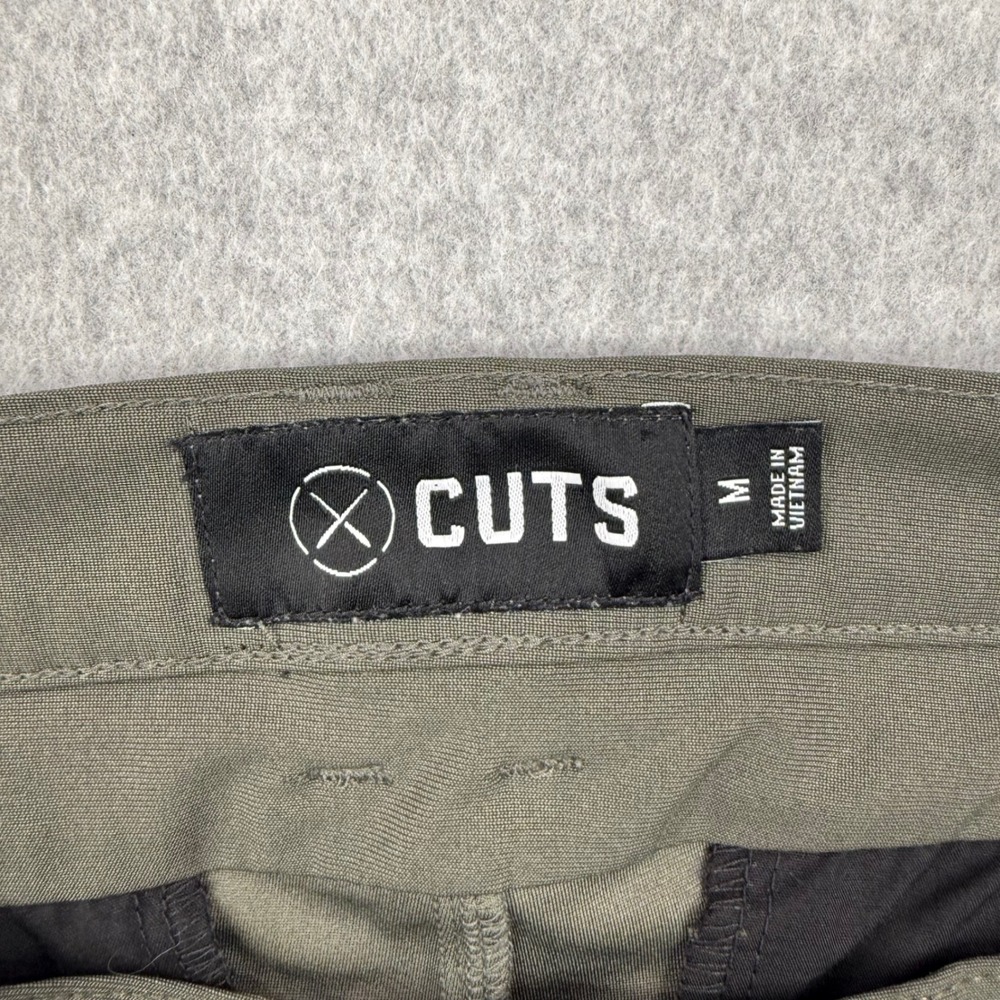 Cuts Clothing‎ Jogger Mens Medium Olive Green AO Performance Stretch Golf Pants - Picture 7 of 13